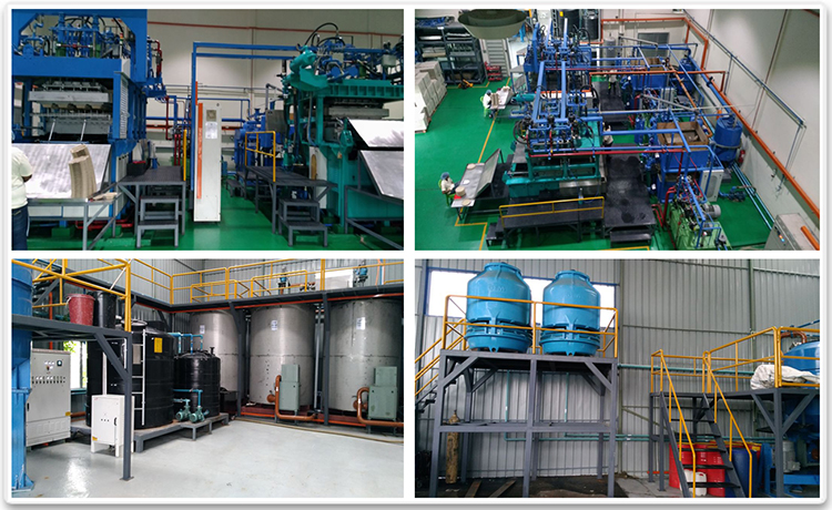 Fine Pulp Moulding Machine Installed in Malaysia